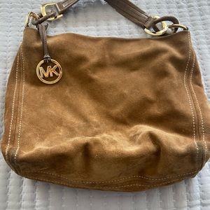 Women’s suede Michael kors shoulder bag